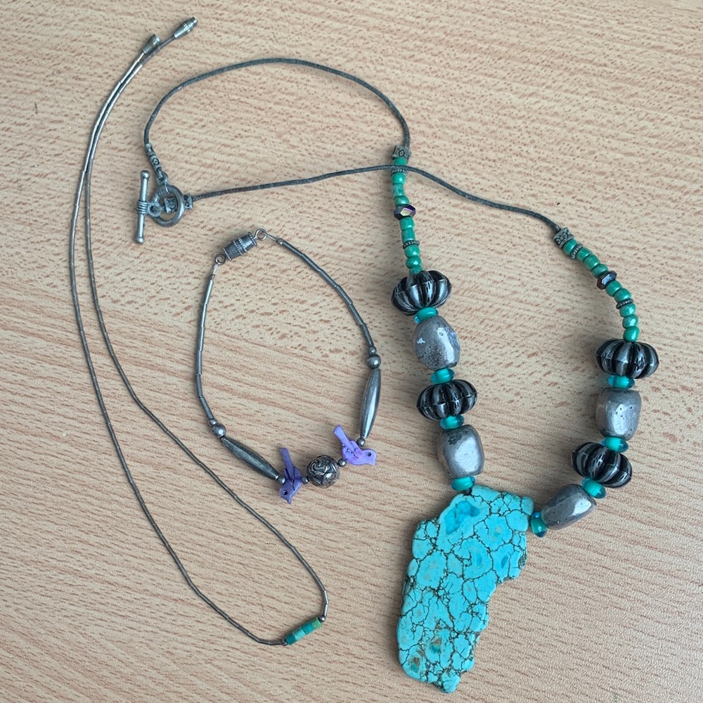 Turquoise and Native American style Jewelry Lot